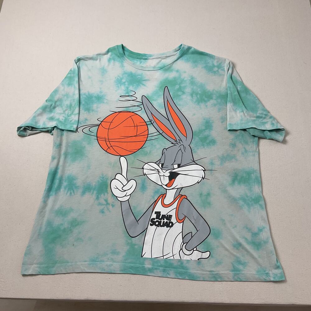 Vintage Looney Tunes Bugs Bunny Tune Squad Adult 2XL Short Sleeve Graphic Tee